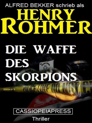 cover image of Die Waffe des Skorpions
